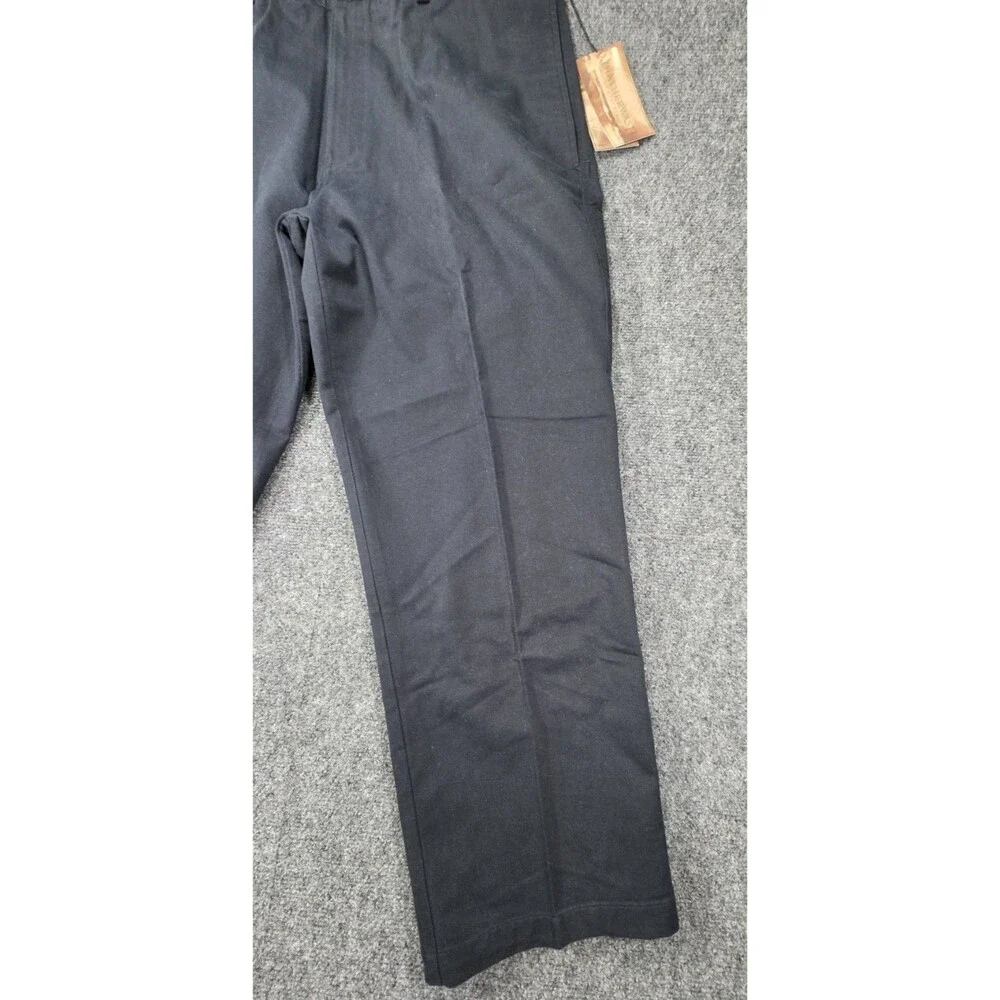 Weatherproof Black Flat Front Chino Pants NWT 36x30 Classic Fit Casual - Picture 5 of 13